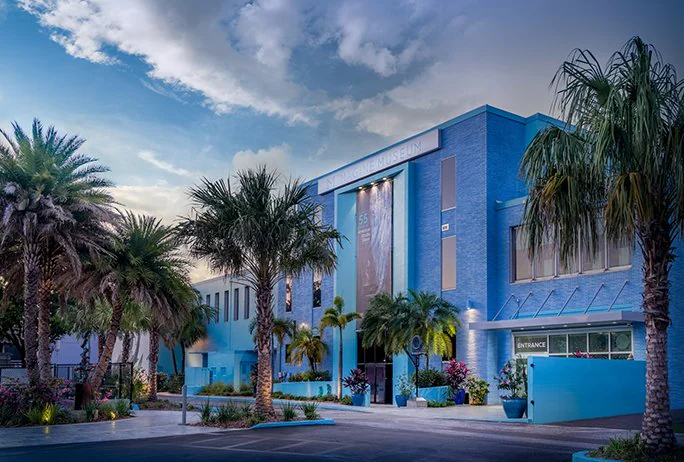 Exterior of Imagine Museum in St. Petersburg, Florida