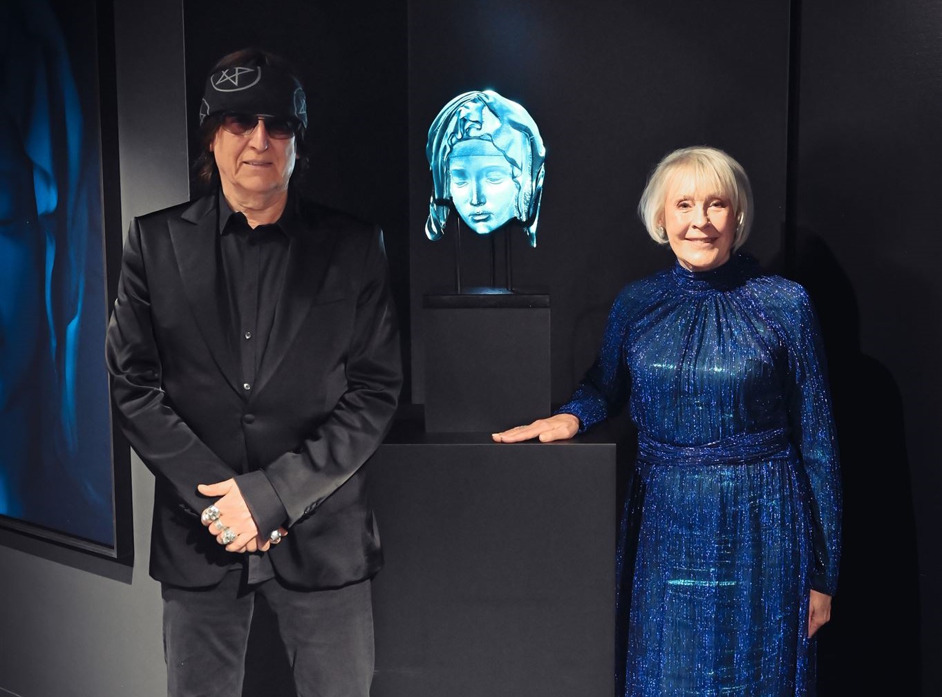 Imagine Museum - Gottfried Helnwein Picture of Gottfried Helnwein with Trish Duggan